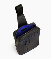 Sling bag 13x19x8cm Émile cuir grainé noir R.TMIL2112N01